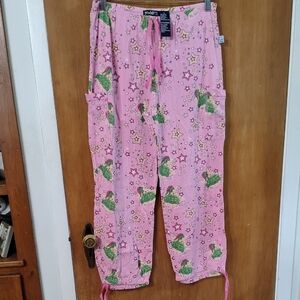 Mudd Pink Pajama Pants with Stars and Turtles